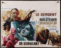 2c300 SERGEANT Belgian 1968 Rod Steiger, John Phillip Law, from the novel by Dennis Murphy!