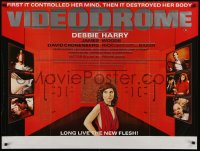 2c638 VIDEODROME British quad 1983 Cronenberg, James Woods, different Wilson art of Debbie Harry!