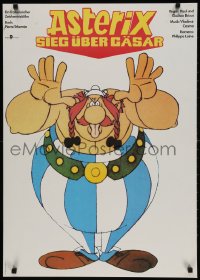 2c149 ASTERIX VS. CAESAR East German 23x32 1987 comic cartoon characters created by Albert Uderzo!