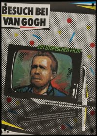 2c155 BESUCH BEI VAN GOGH East German 23x32 1985 cool different Anker art of Van Gogh!