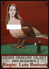 2c193 THAT OBSCURE OBJECT OF DESIRE East German 23x32 1980 Bunuel's Cet obscur object du desir!