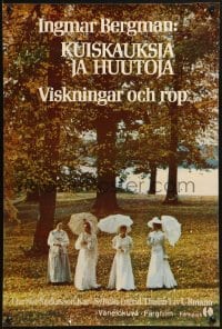 2c115 CRIES & WHISPERS Finnish 1974 Bergman's Viskningar och Rop, Andersson, Thulin!
