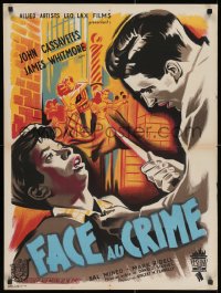 2c881 CRIME IN THE STREETS French 23x32 1956 Don Siegel, Sal Mineo & 1st John Cassavetes, Desme art