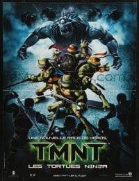 2c992 TMNT French 16x21 2007 Teenage Mutant Ninja Turtles, cool image with Cyclops monster!