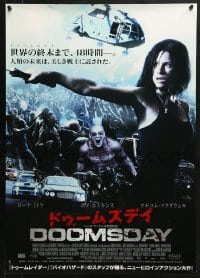 2c681 DOOMSDAY Japanese 2009 Rhona Mitra, sci-fi, mankind has an expiration date!