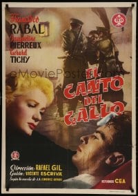 2c209 EL CANTO DEL GALLO Spanish 1955 Francisco Rabal, Pierreux, the crowing of the rooster!