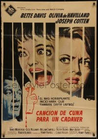 2c217 HUSH...HUSH, SWEET CHARLOTTE Spanish 1965 Bette Davis, Olivia de Havilland, Aldrich, Mataix!