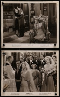 2d899 BORN TO KILL 2 8x10 stills 1946 Audrey Long & Claire Trevor stand with Lawrence Tierney!