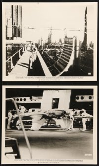 2d902 BUCK ROGERS 2 8x10 stills 1979 The Hero of Tomorrow is here TODAY, cool spaceship, city!