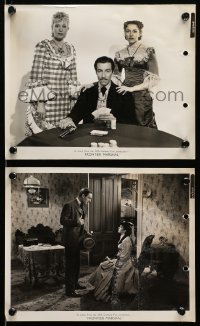 2d916 FRONTIER MARSHAL 2 8x10 stills 1939 Randolph Scott, Cesar Romero as Doc Holliday, poker!