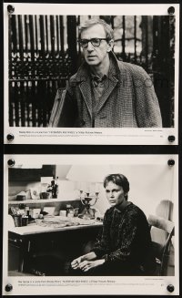 2d925 HUSBANDS & WIVES 2 8x10 stills 1992 great images of star/director Woody Allen, Mia Farrow!