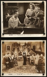 2d928 IT ALL CAME TRUE 2 8x10 stills 1940 Ann Sheridan, Jeffrey Lynn, Humphrey Bogart, Zasu Pitts!