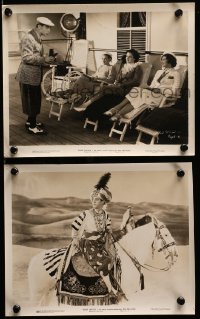 2d933 KID MILLIONS 2 8x10 stills 1934 great images of Eddie Cantor on ship and horseback!