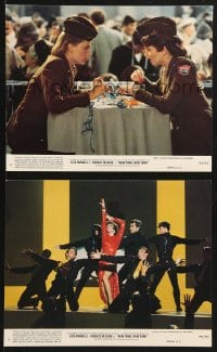 2d145 NEW YORK NEW YORK 2 8x10 mini LCs 1977 Liza Minnelli in musical number & in U.S.O. uniform!