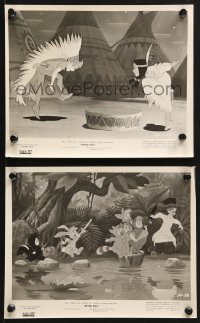 2d958 PETER PAN 2 8x10 stills R1958 Walt Disney animated cartoon fantasy classic!