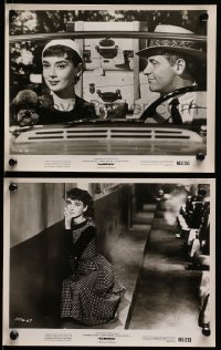 2d968 SABRINA 2 8x10 stills R1965 Audrey Hepburn in car with William Holden & more, Billy Wilder