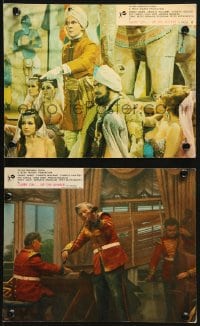 2d136 CARRY ON UP THE KHYBER 2 color English FOH LCs 1968 Sidney James, Williams, English comedy
