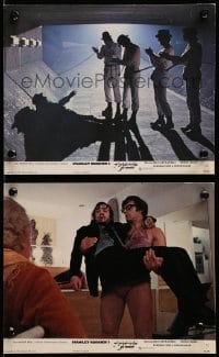 2d139 CLOCKWORK ORANGE 2 color English 8x10 1972 Kubrick classic starring Malcolm McDowell!