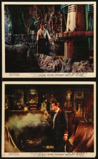 2d151 TIME MACHINE 2 color English FOH LCs 1960 H.G. Wells, George Pal, Rod Taylor, sci-fi!