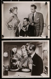 2d542 CROOKED WEB 7 8x10 stills 1955 great images of bad girl Mari Blanchard, Frank Lovejoy!