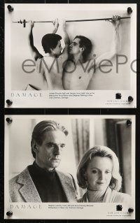 2d615 DAMAGE 6 8x10 stills 1992 Louis Malle's Fatale, Jeremy Irons & Juliette Binoche!