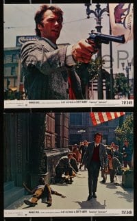 2d031 DIRTY HARRY 8 8x10 mini LCs 1971 great images of Clint Eastwood, Siegel crime classic!