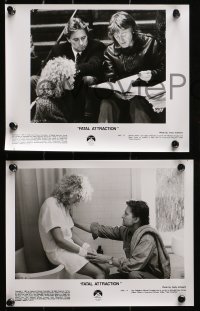 2d335 FATAL ATTRACTION 11 8x10 stills 1987 Michael Douglas, Glenn Close, a terrifying love story!