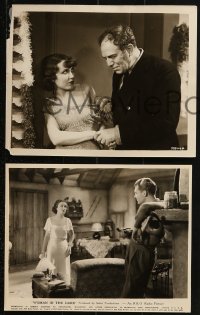 2d758 FAY WRAY 4 8x10 stills 1930s-1980s with Ralph Bellamy, Love, Holt and at Napoleon premiere!