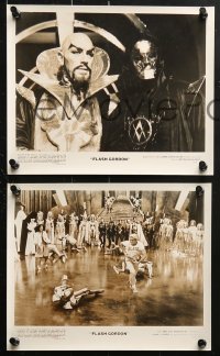 2d482 FLASH GORDON 8 8x10 stills 1980 Sam Jones, Melody Anderson, Max Von Sydow as Emperor Ming!