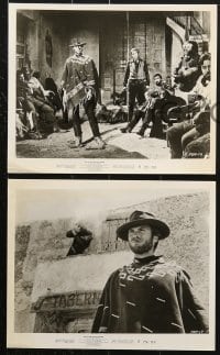 2d376 FOR A FEW DOLLARS MORE 10 8x10 stills R1969 Sergio Leone classic, images of Clint Eastwood!