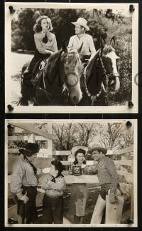 2d549 GENE AUTRY 7 8x10 stills 1930s-1950s western cowboy images of the star from different roles!