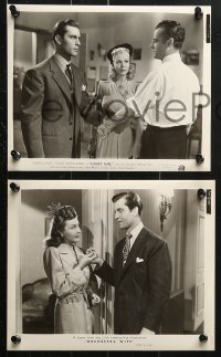 2d550 GEORGE MONTGOMERY 7 8x10 stills 1940-1960s great portraits of the actor in a variety of roles!