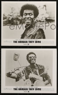 2d764 HARDER THEY COME 4 8x10 stills 1973 Jimmy Cliff, Jamaican reggae music crime thriller!