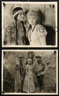 2d286 HAWK OF THE HILLS 13 8x10 stills 1927 Allene Ray is dangerous to the Hawk's gold stealing plans!