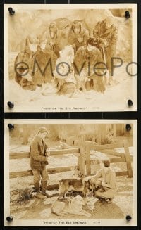2d287 HERO OF THE BIG SNOWS 13 8x10 stills 1926 German Shepherd canine star Rin Tin Tin!