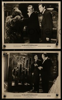 2d428 HILLBILLYS IN A HAUNTED HOUSE 9 8x10 stills 1967 Carradine, Chaney, Lansing with fake ape!