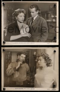 2d342 HUMAN DESIRE 11 from 7.5x9.75 to 8x10.25 stills 1954 sexy Gloria Grahame, Ford, Crawford!