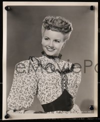 2d929 JANET BLAIR 2 deluxe 8x10 stills 1946 great close-up and full-length images of the star!