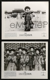 2d632 LAST EMPEROR 6 video 8x10 stills 1987 Bernardo Bertolucci epic, Peter O'Toole, Joan Chen, Lone!