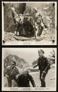 2d636 LONELY ARE THE BRAVE 6 8x10 stills 1962 great image of cowboy Kirk Douglas riding his horse!