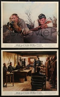2d097 MAJOR DUNDEE 6 color 8x10 stills 1965 Sam Peckinpah, images of Charlton Heston, Berger!