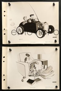 2d494 MAKE MINE MUSIC 8 8x11 key book stills 1955 cool images of different Walt Disney characters!