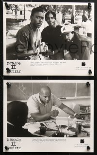 2d499 MENACE II SOCIETY 8 8x10 stills 1993 Hughes Brothers, the truth about gang violence!