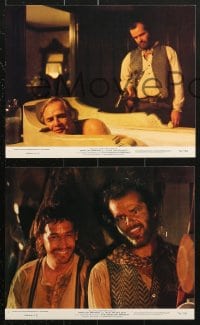 2d098 MISSOURI BREAKS 6 8x10 mini LCs 1976 cool images of Marlon Brando & Jack Nicholson!