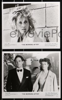2d437 MORNING AFTER 9 8x10 stills 1986 Sidney Lumet, Jane Fonda, Jeff Bridges, Raul Julia!