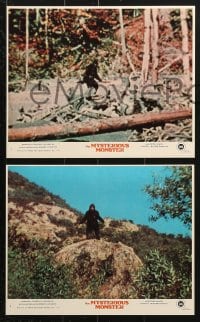 2d099 MYSTERIOUS MONSTERS 6 color 8x10 stills 1975 proof that Bigfoot & the Loch Ness Monster exist!