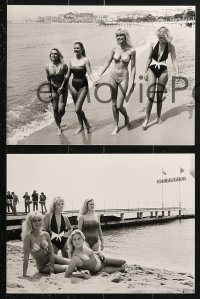 2d639 OCTOPUSSY 6 8x10 stills 1983 great candid mostly beach images for Cannes film festival!