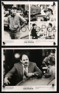 2d642 PAPER 6 8x10 stills 1994 Ron Howard, Michael Keaton, Glenn Close, Marisa Tomei!