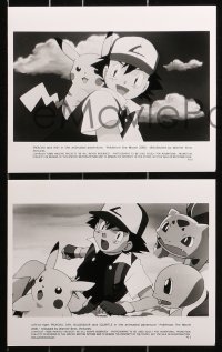 2d643 POKEMON 2000 6 8x10 stills 2000 Mew vs Mewtwo, Pikachu & Ash, cool anime cartoon!
