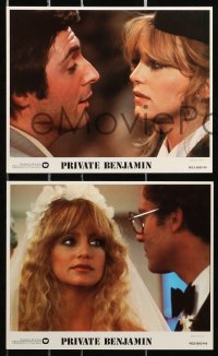 2d059 PRIVATE BENJAMIN 8 8x10 mini LCs 1981 Eileen Brennan, Armand Assante, Goldie Hawn in the army!